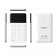 Credit card sized GSM phone Talkphone White 