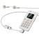 Mini cell phone GSM unlocked white