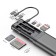 Micro SD/TF/SD/CF/MS/M2 cards readers - 3-0 USBC/Lightning/USBA Sync Data Charge cable - SIM holder