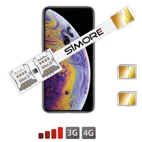Iphone Xs Adapter Dual Sim Speed X Twin Xs Doppel Sim Karten Mit Schutzhulle Kompatibel 4g Lte 3g Simore Com