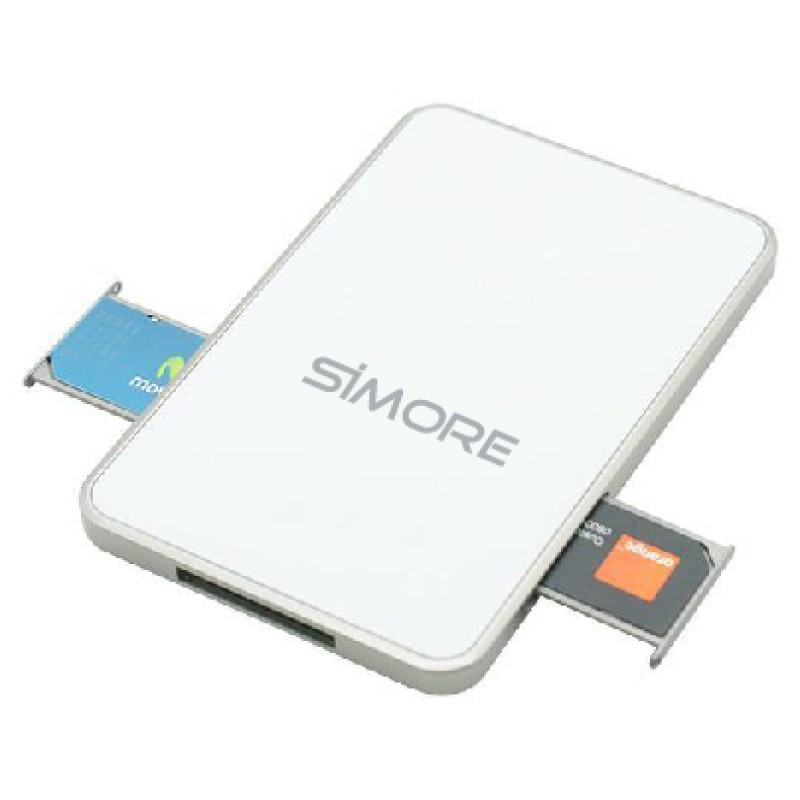 Dual SIM adapter Bluetooth converter Android und iPhone 2 oder 3 SIM Karten simultan aktiv