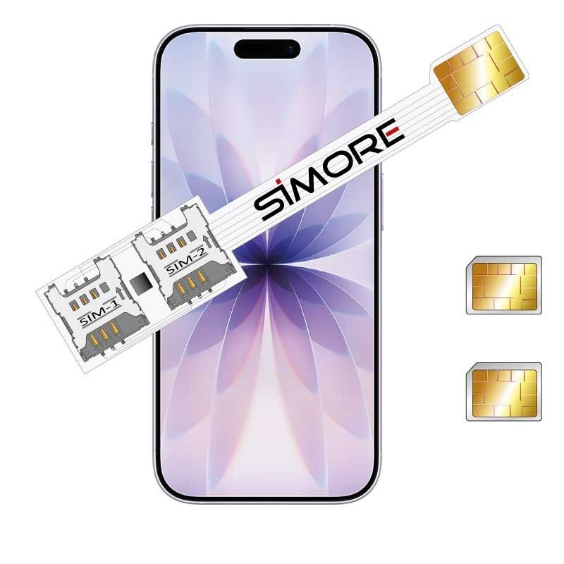 iPhone 17 Dual-SIM-Adapter für 2 physischen SIM-Karten Speed Xi-Twin 17