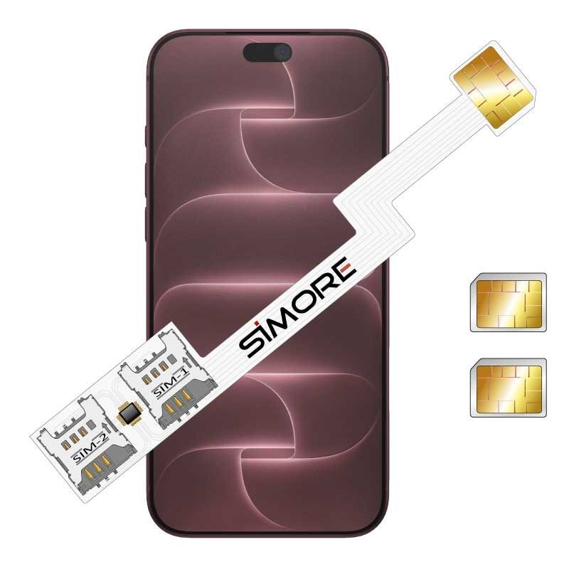 iPhone 18 Pro Max Dual-SIM-Adapter für 2 physische SIM-Karten Speed ZX-Twin 18 Pro Max