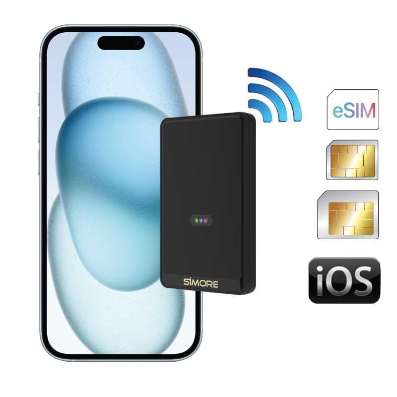 iPhone Dual SIM adapter Bluetooth mit zwei oder drei nummern gleichzeitig erreichbar 