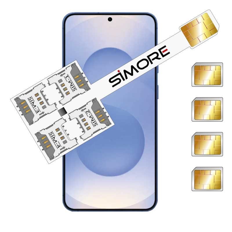 Galaxy S25+ Multi SIM karten Adapter SIMore 