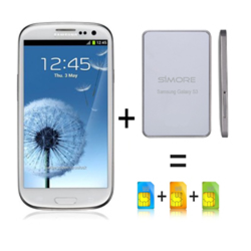 Galaxy BlueBox Triple Doppel SIM karte adapter bluetooth online für Samsung Android