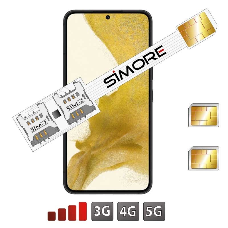 Galaxy S22 5G Dual SIM Karten adapter SIMore