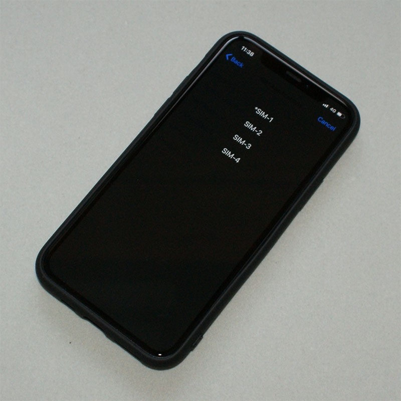 iPhone 11 Pro Multi SIM vierfach adapter SIMore Speed X-Four 11 Pro