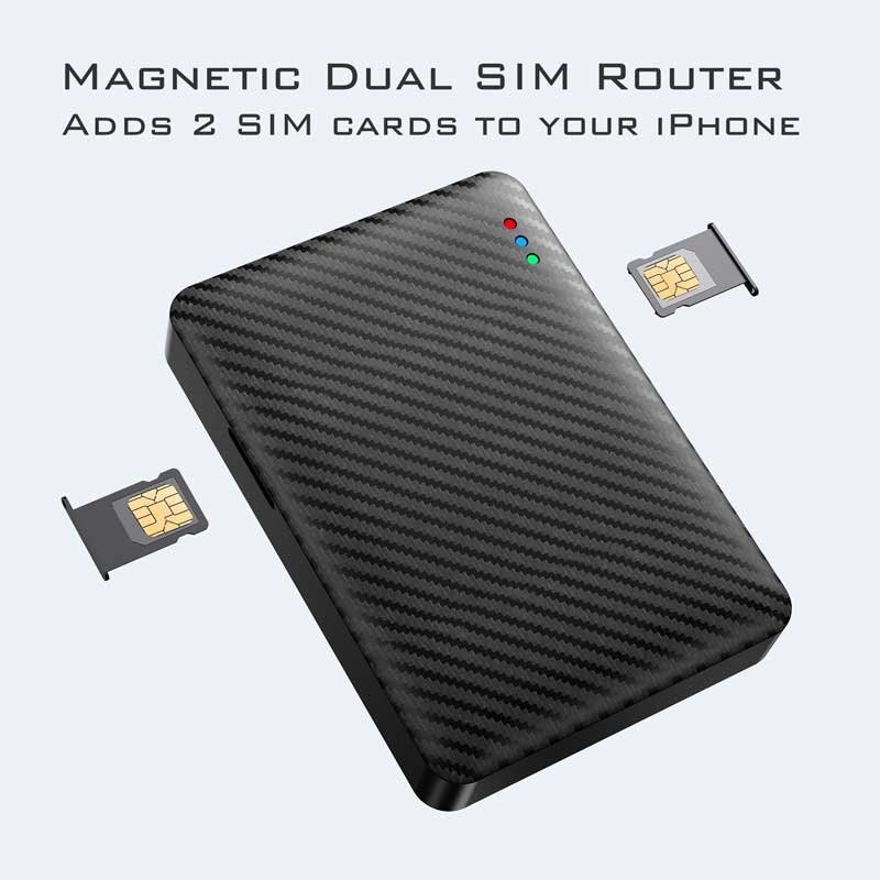 Tragbar 4G Router WLAN Dual SIM Aktiv für iPhone