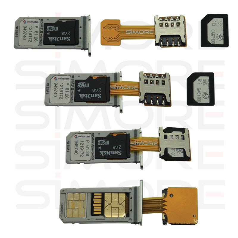 Wie zu verwenden 2 SIM-karten + Micro-SD auf einem Hybrid-Dual-SIM-Fach