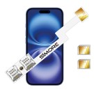 iPhone 16 Dual-SIM-Adapter für 2 physische SIM-Karten Speed ZX-Twin 16