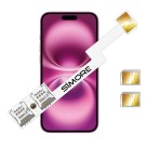 iPhone 16 Plus Dual-SIM-Adapter für 2 physische SIM-Karten Speed ZX-Twin 16 Plus