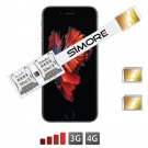 iPhone 6S Plus Doppel SIM adapter Speed X-Twin 6S Plus fuer iPhone 6 S plus