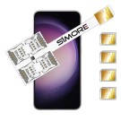 Galaxy S23 Multi SIM Adapter Vierfach SIMore 