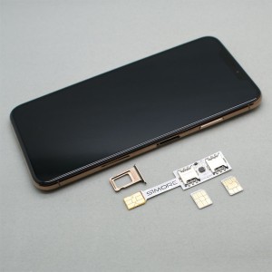 Iphone Xs Max Dualsim Adapter Speed Xi Twin Xs Max Doppel Sim Karten Mit Schutzhulle Kompatibel 4g Lte 3g Simore Com