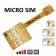 X-Triple Micro SIM Adapter triple dual SIM karte für smartphones mikro SIM