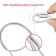 DualCable Micro-USB und Lightning Knotenfrei Kabel zum Aufladen Android, Apple geräten, iPhone, iPod, iPad