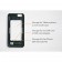 Talkase schwarz schutzhülle doppel sim für iPhone 6 und 6S