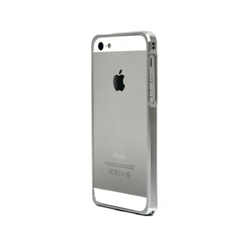 Protective bumper Alloy X Silver for iPhone SE, 5 and 5S