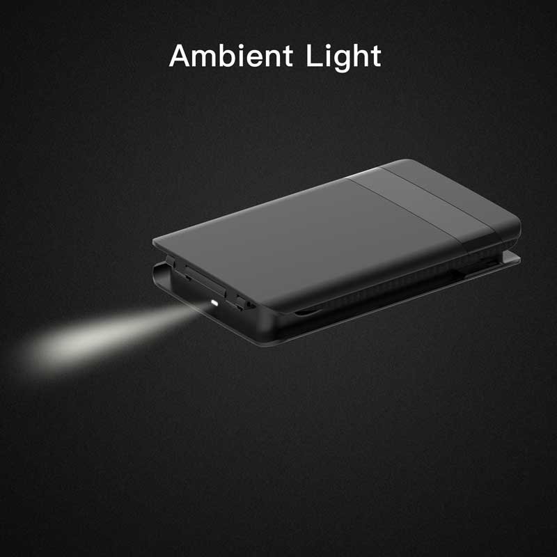 Caricabatteria senza fili - Porta SIM con LED - Lettore TF/Micro SD