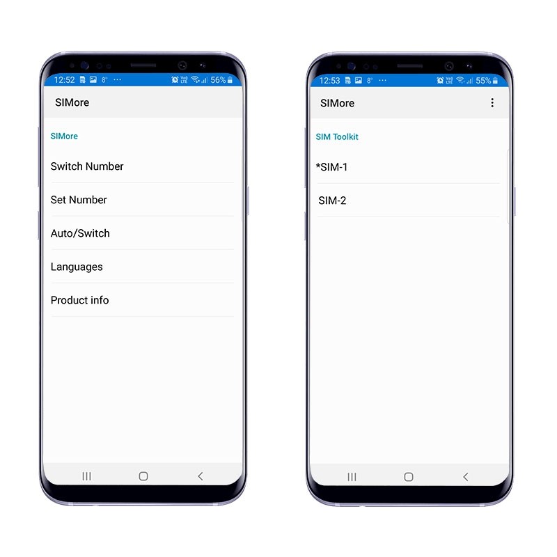 SIMore per utilizzare 2 SIM in un Galaxy S22 Ultra 5G Samsung