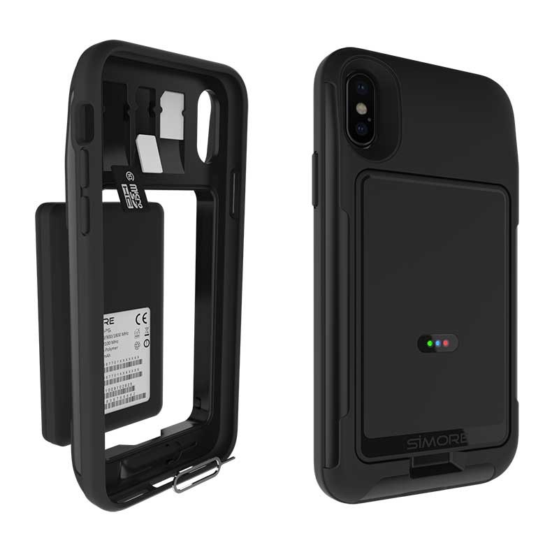 doppia sim attive per iPhone XS adaptador bluetooth custodia MiFi WiFI Hotspot router