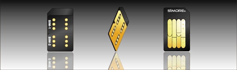 Adattatore 3G UMTS doppia scheda SIM per telefoni cellulari