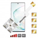 Galaxy Note 10+ Quadrupla SIM adattatore SIMore Speed ZX-Four Note 10+