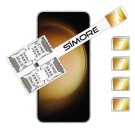 Galaxy S23+ con 4 schede SIM - Multi SIM Adattatore