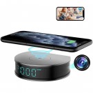 Alarm Clock Wireless charger Spy Camera HD 1080P WiFi H300 pro