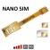 X-Twin Nano SIM Adattatore doppia scheda SIM per smartphone nano sim