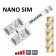 Adattatore 5 schede SIM Multi Dual SIM per cellulari Nano SIM - WX-Five Nano SIM