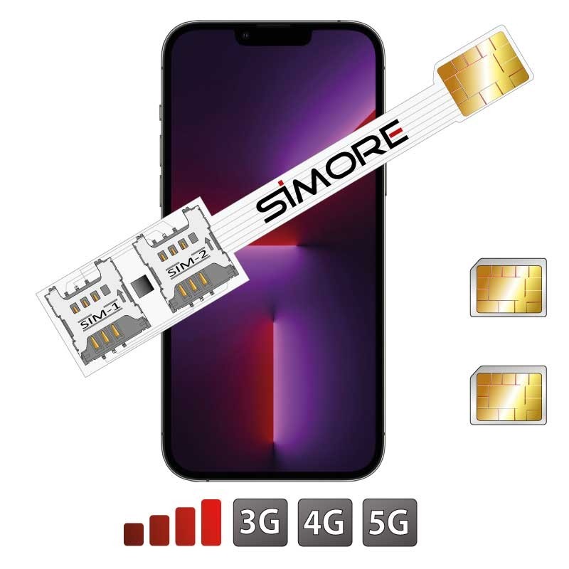 Doble SIM para iPhone 13 Pro Max - 2 tarjetas SIM en un iPhone 13 Pro Max