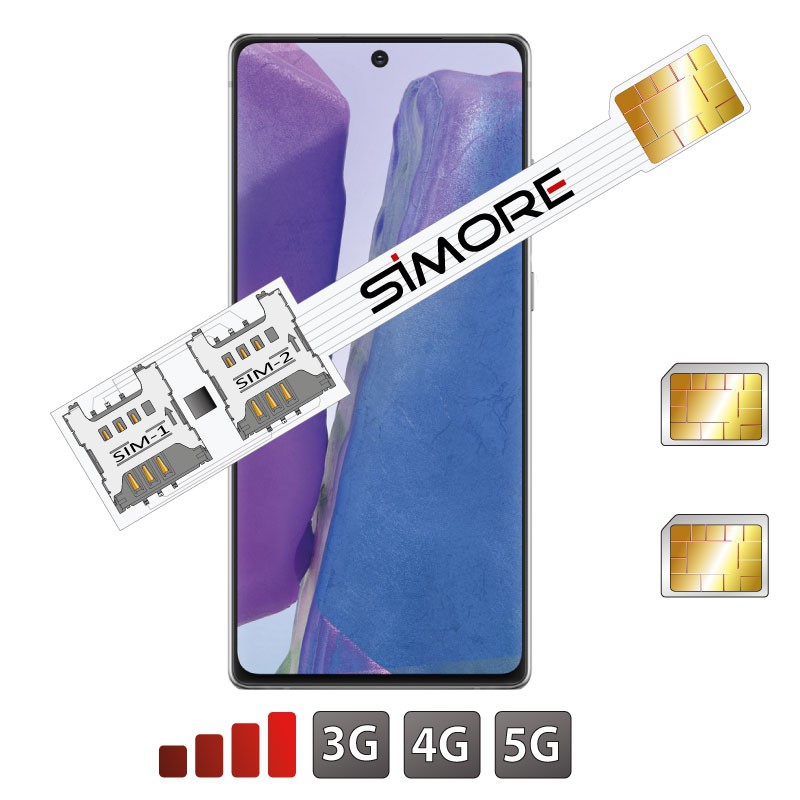 Galaxy Note20 Doble SIM Adaptador SIMore Speed Xi-Twin