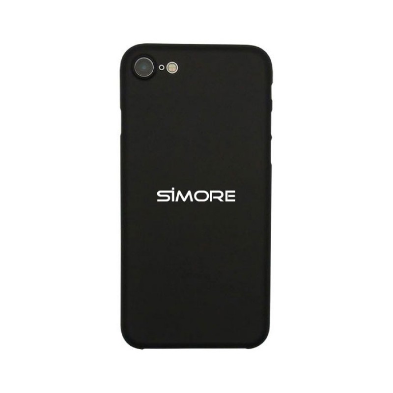 iPhone SE 2020 Funda de protección negra SIMore