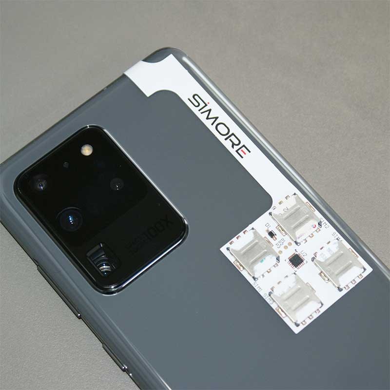 Galaxy S20 Ultra Doble Multi cuádruple SIM adaptador Android Speed ZX-Four S20 Ultra