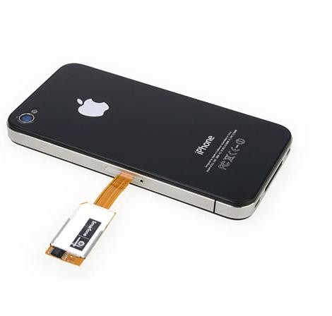 2 tarjetas SIM en un iPhone 4 o iPhone 4S compatible todos iOS