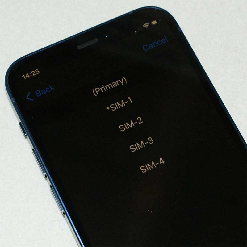 iPhone 12 Mini Doble SIM Solución múltiple sim
