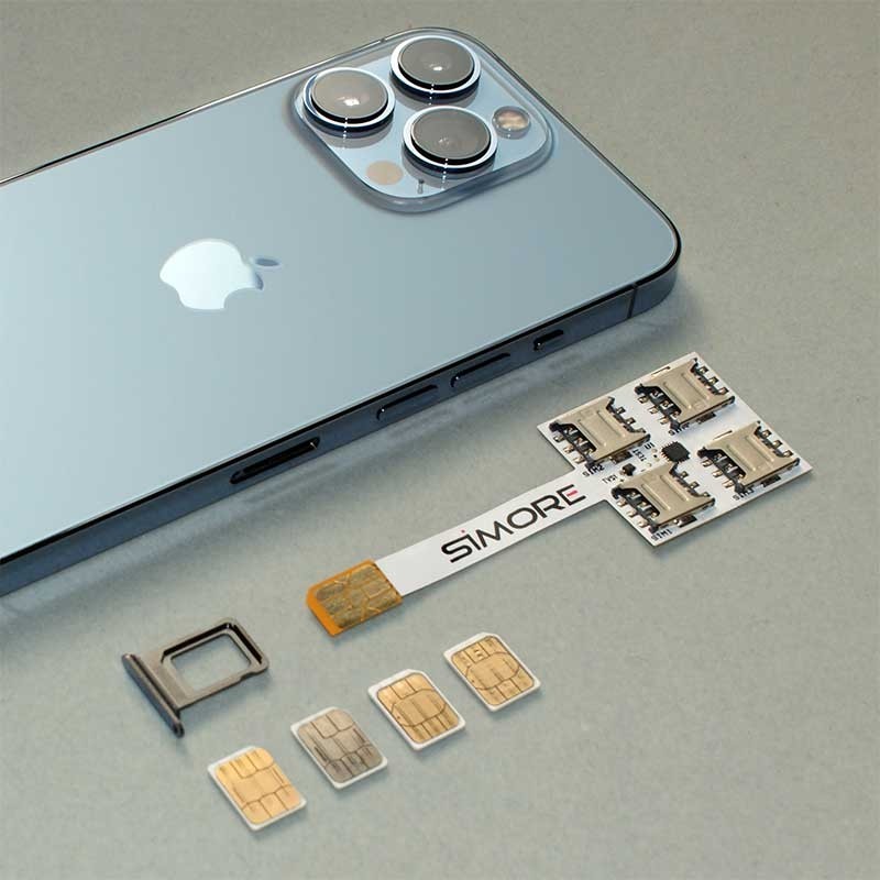 iPhone 13 Pro Cuádruple SIM adaptador
