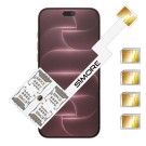 iPhone 18 Pro Max Múltiplo SIM Adaptador con 4 tarjetas SIM físicas Speed ZX-Four 18 Pro Max
