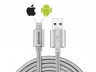 DualCable 2 en 1 Lightning & Micro-USB pour recharger iPhone et Android